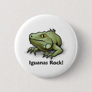 Iguanas Rock. Ronde Button 5,7 Cm