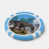 Iguanodon dinosauriërs pokerchips (Enkel)