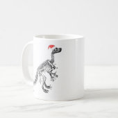 Iguanodon (dinosaurus) Kerstmis Koffiemok (Voorkant links)
