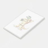 Iguanodon gekleed in een kosmonautenruimtepak. post-it® notes (Schuin)