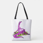 Iguanodon pronkt met haar natuurlijke schoonheid. draagtas (Achterkant)