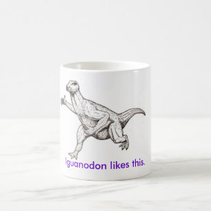Iguanodon vindt dit leuk. koffiemok
