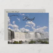 Iguassu Falls Brazil Briefkaart (Voorkant / Achterkant)