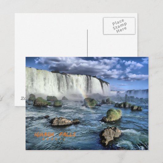 Iguasu-herfsten, Brazilië Briefkaart (Voorkant / Achterkant)