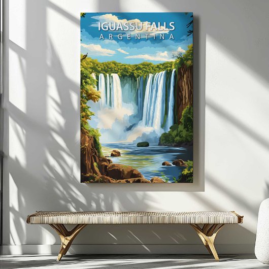 Iguazu Falls Argentina Canvas Wall Decor | Canvas