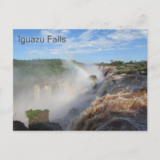 Iguazu Herfst Briefkaart (Voorkant)