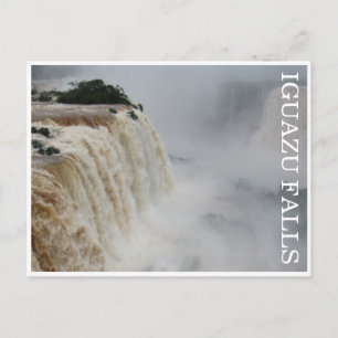 iguazu herfst grijs briefkaart