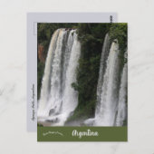 Iguazu Herfsten Argentina Briefkaart (Voorkant / Achterkant)