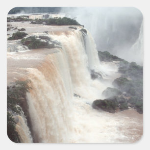 Iguazu-Herfsten Brazilië/Argentinië Vierkante Sticker