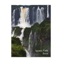 Iguazú-Herfsten Brazilië Briefkaart Watervalreis