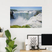 Iguazu-Herfsten, Devil's Throat, Argentinië Poster (Thuiskantoor)