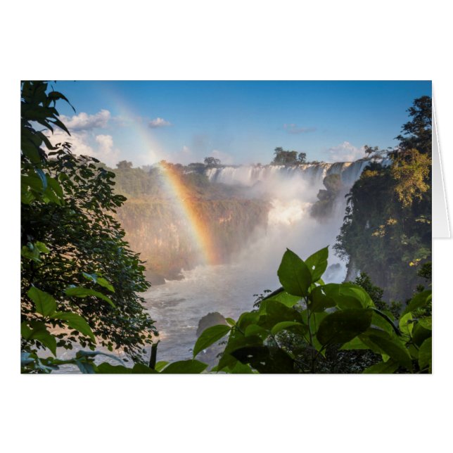 Iguazú Waterfall with Rainbow, Argentina (Voorkant Horizontaal)