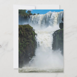 Iguazu-watervallen, Verticaal Bedankkaart
