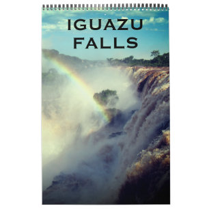Iguazú-watervallen Zuid-Amerika Kalender