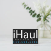 iHaul. Ordure transportant le carte de visite de (Debout devant)