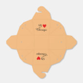 IHEART Chicago Bedankdoosjes (Uitgevouwen)