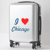 IHEART Chicago Sticker (Koffer)