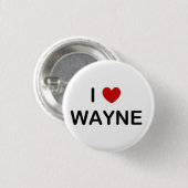 IHEARTWAYNE RONDE BUTTON 3,2 CM (Voorkant /achterkant)