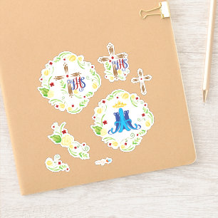 IHS & Auspice Maria Sticker