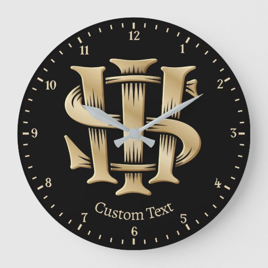 IHS Christogram Grote Klok (Voorkant)
