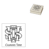 IHS Christogram Rubberstempel (Gestempeld)