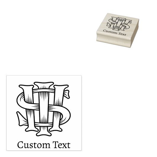 IHS Christogram Rubberstempel (Gestempeld)
