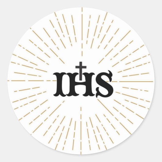 IHS Christogram Stickers (Voorkant)