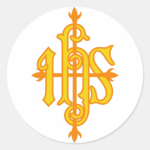 IHS-opberging Ronde Sticker