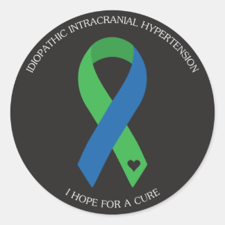 IIH Ribbon - Ik hoop op een remedie Ronde Sticker