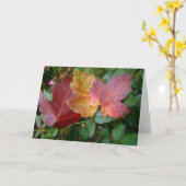 III bladeren Kaart (Gele Bloem)