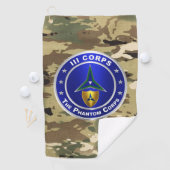 III Corps Phantom Corps Golfhanddoek (Insitu)