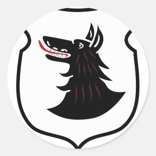 III Gruppe, JG 77 Ronde Sticker (Voorkant)