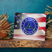 III Korps "Phantom Corps" Fotoplaat (Zijkant)