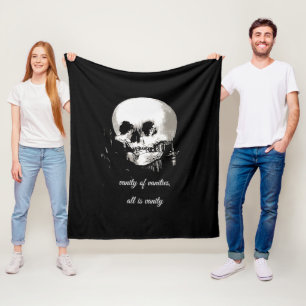 IJdelheid der IJdelheden Alles is IJdelheid Predik Fleece Deken
