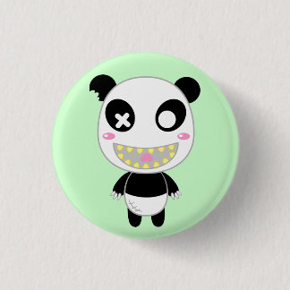 Ijimekko de Panda Ronde Button 3,2 Cm
