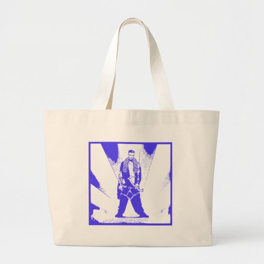 IJklimmende Baby Grote Tote Bag (Voorkant)