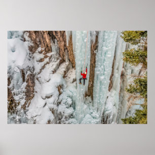 IJklimmer Ascending Cliff Poster