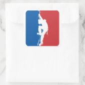 IJklimster Alle sterren Vierkante Sticker (Tas)