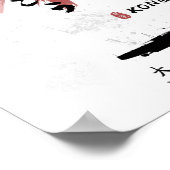 IJN Kongo Battleship Calligrafie Poster (Hoek)