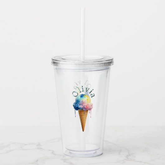 Ijs Acryl Drinkbeker (Voorkant)