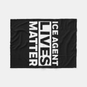 Ijs Agent Leeft Fleece Deken (Voorkant (Horizontaal))