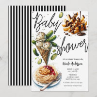 Ijs & Augurken Rare Voedselwensen Baby Shower