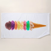 Ijs coma verklaring op een strandlaken (Voorkant)