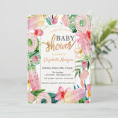 IJs, Donuts Sweets Leaves Baby shower Kaart (Staand voorkant)