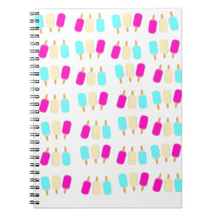 ijs drie kleuren notitieboek