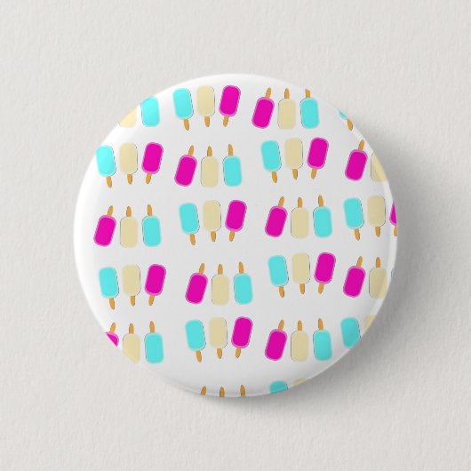 ijs drie kleuren ronde button 5,7 cm (Voorkant)