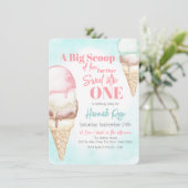 IJs eerste verjaardagsfeestje Kaart (Staand voorkant)