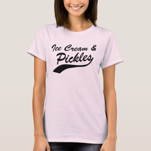 IJs en augurken Schattige Funny Maternity T-shirt (Voorkant)