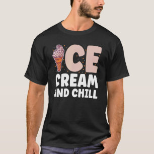 IJs en chill voor de zomer vakantie ijs T-shirt