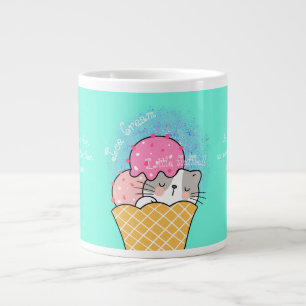 IJs en kleine fluffball Extra Grote Beker